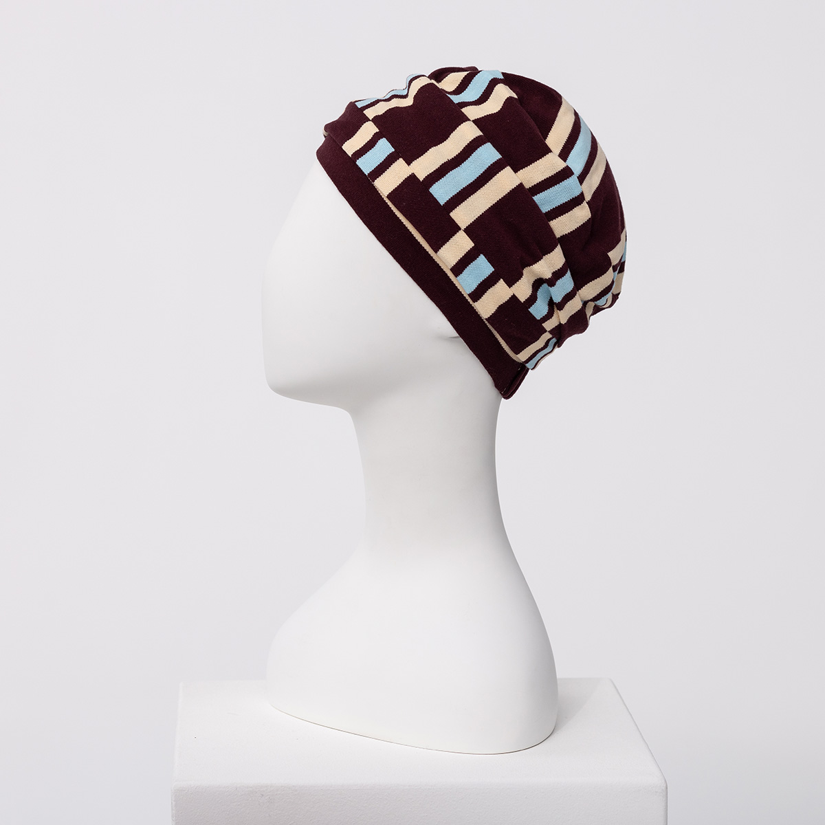 HocElma • V Turban - (Pique) | Brown Stripes | 1608-4135 HocElma • V Turban - (Pique) | Brown Stripes | 1608-4135