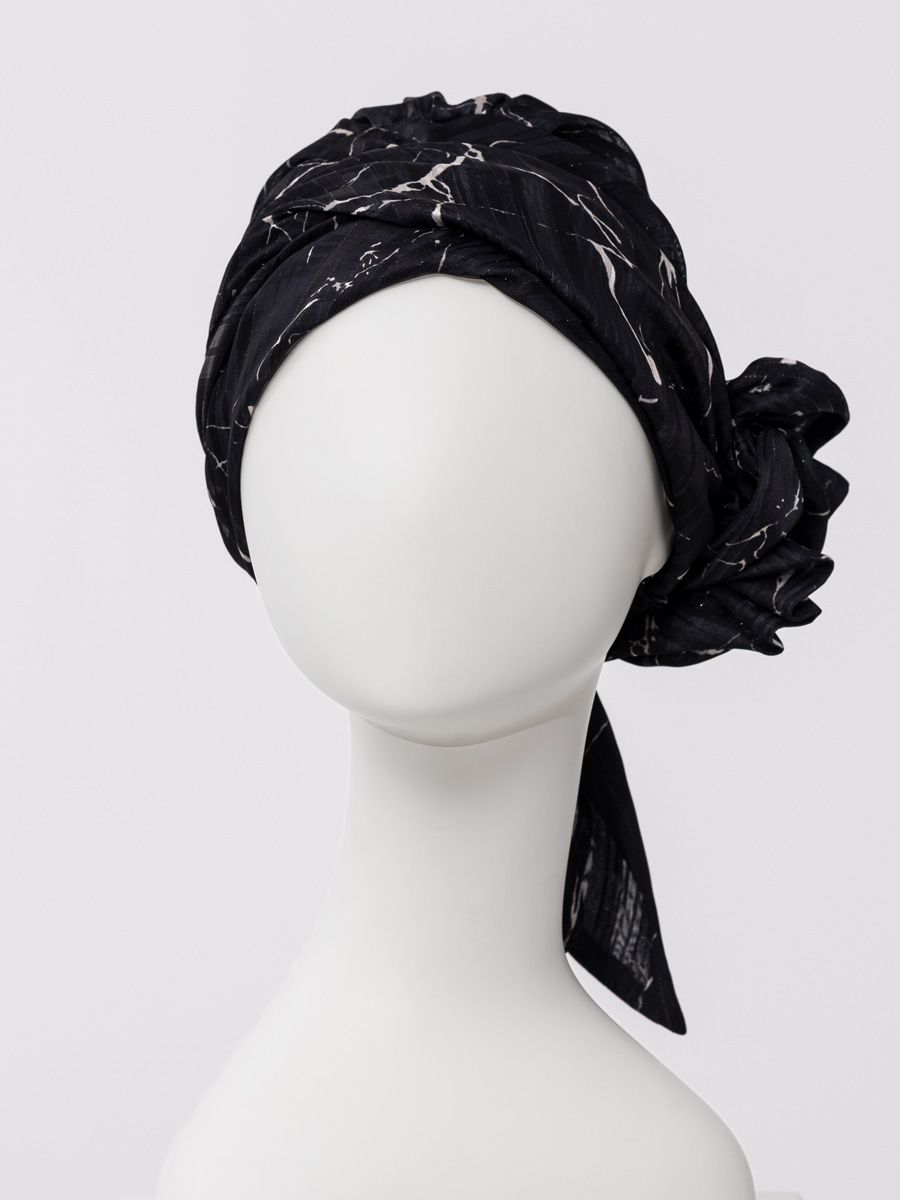 HocJuvela • Boho Turban Set - (Printed) | Artistic Black | 3042-4142 HocJuvela • Boho Turban Set - (Printed) | Artistic Black | 3042-4142